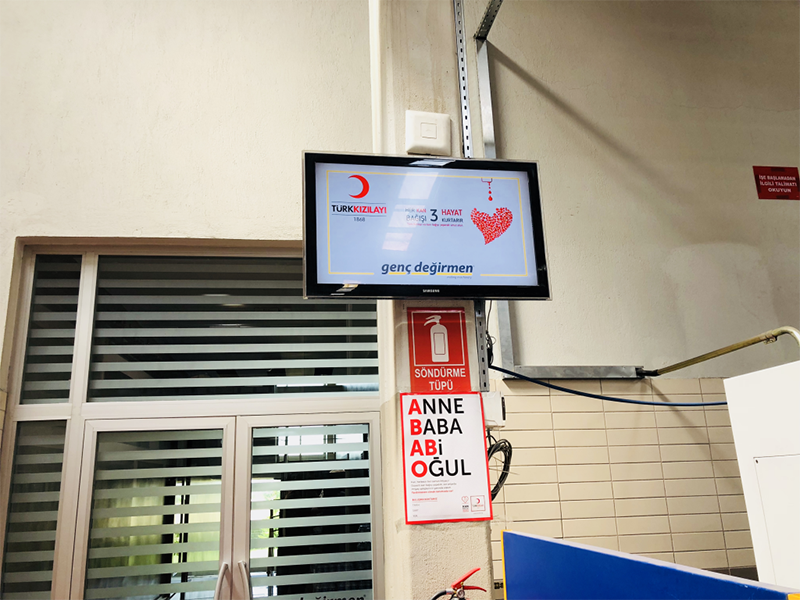 Kızılay'dan Genç Değirmen'e Teşekkür.