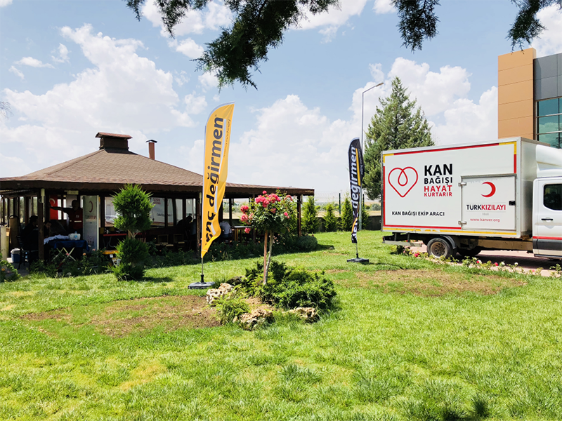 Kızılay'dan Genç Değirmen'e Teşekkür.